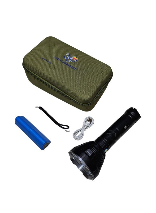 360 High-performance 360° flashlight with superior brightness, long range, multiple lighting modes, durability, and water resistance. - Image 1